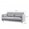 Sieninė sofa - lova DREAM SPACE