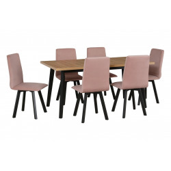 Valgomojo komplektas (stalas ir 6 kėdės)