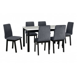 Valgomojo komplektas (stalas ir 6 kėdės)