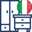 Itališki svetainės baldai